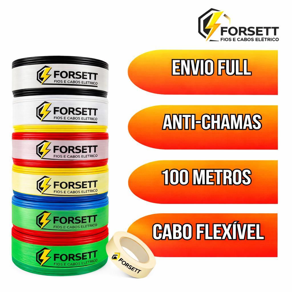 Rolo de Fios e Cabos Flexíveis 6mm • 25, 50 E 100 Metros • Selo Certificado Eletricos Anti Chamas