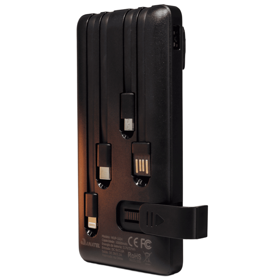 Power Bank / Carregador Portátil - 10000mAh Peining WUP-1024 / WUP-C1002