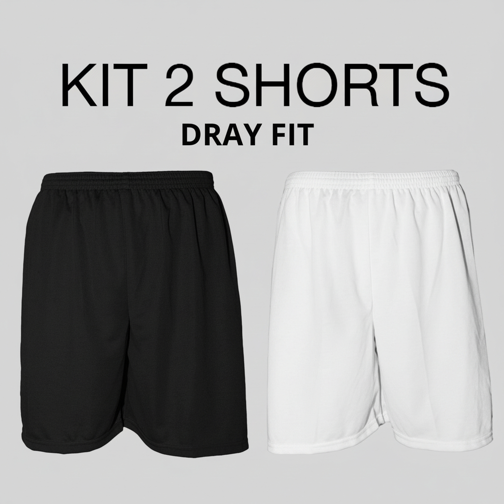 Kit 2 Shorts de Academia  Bermuda de Jogador