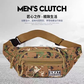 Pochete Bolsa masculino camuflar Militar Regulavel motoboy em Oferta na Shopee