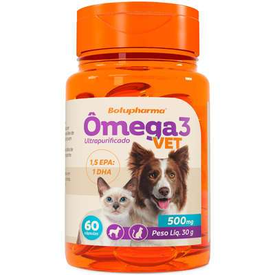Ômega 3 500mg Vet Botupharma 60 Cápsulas