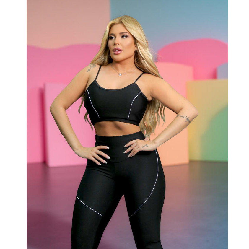 Conjunto Feminino Para Academia | Design Moderno Confortável e Sem Transparência