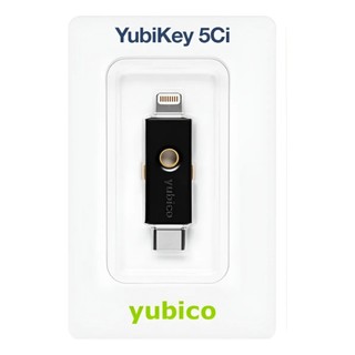 YubiKey 5Ci Chave de Segurança Yubico Fido2 Lacrada Original para Autenticação 2FA em USB-C e Lightning