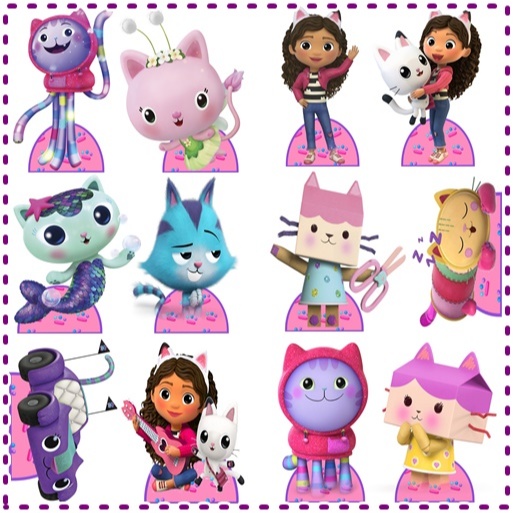 Casa Magica de Gabi  - 10 Displays De Festa De 20cm Totens em Oferta na Shopee