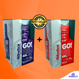 Go! Recovery Gel Display com 10 Sachês - Atlhetica Nutrition em Oferta na Shopee
