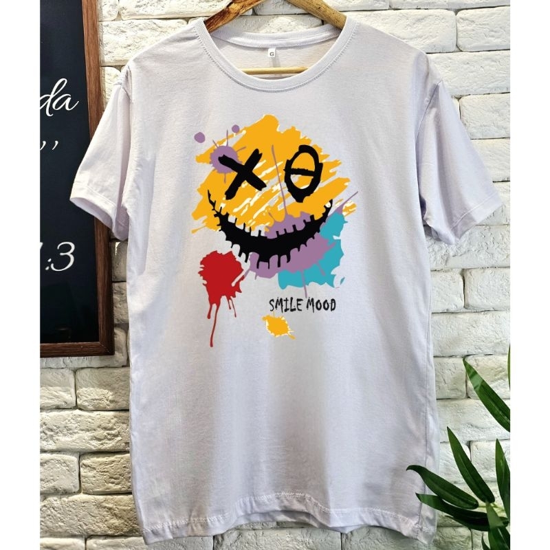 Camiseta Oversized Streetwear Estampada Unissex Skatista Premium Emojis