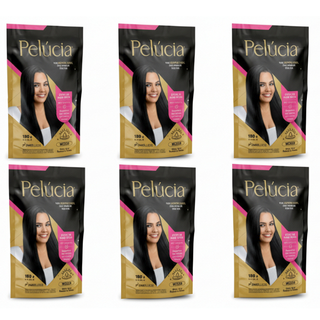 Kit 6 Alisantes Embelleze Henê Pelúcia Médio Pouch 180g em Oferta na Shopee