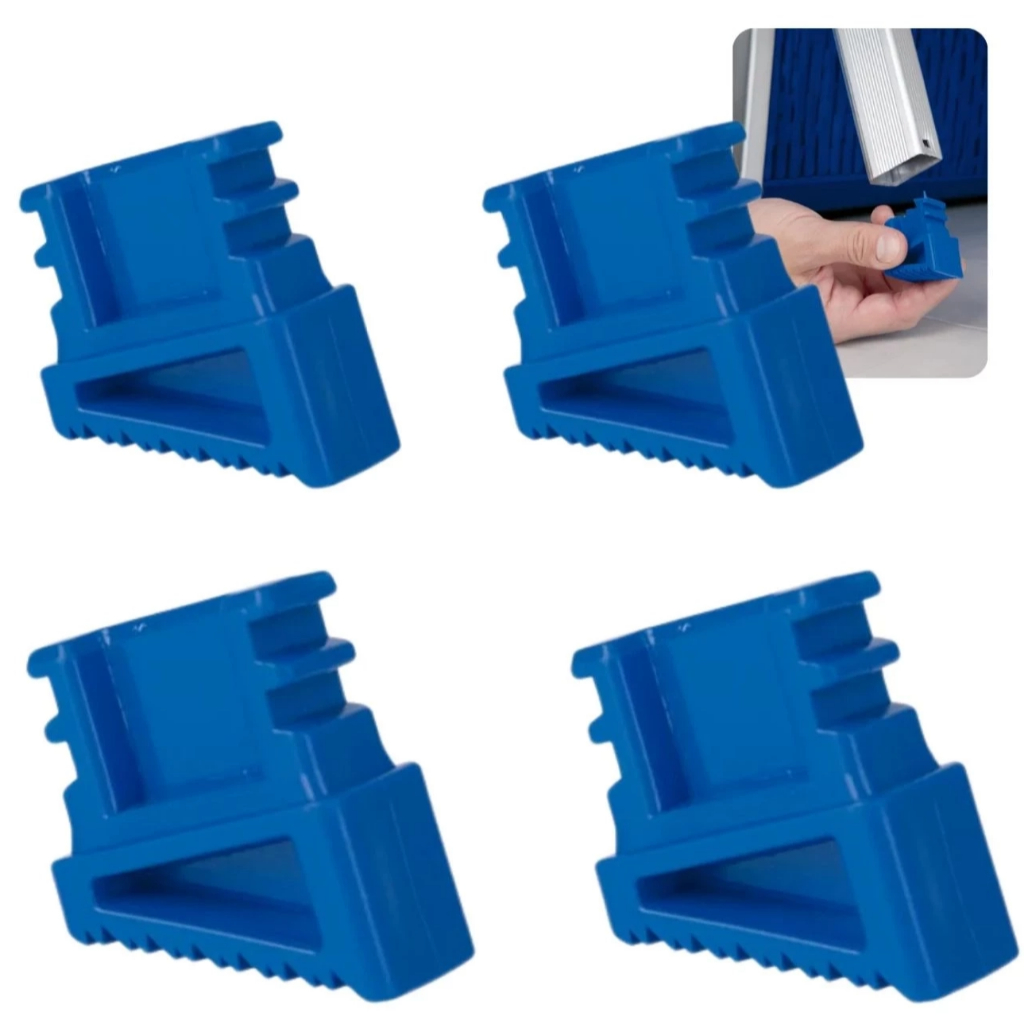 Kit Reposição Pés Escadas Banqueta Sapata Ponteiras