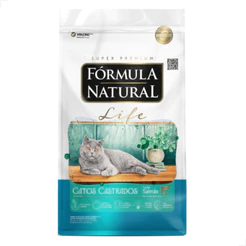 Ração Fórmula Natural Life Gatos Castrados Sabor Salmão 1kg Adimax