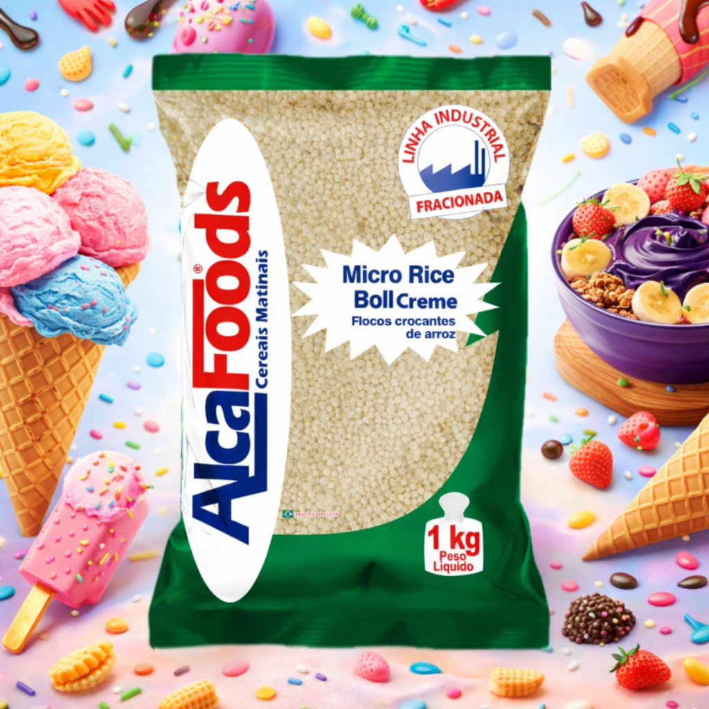 Flocos de arroz Alcafoods - 1 Kg em Oferta na Shopee