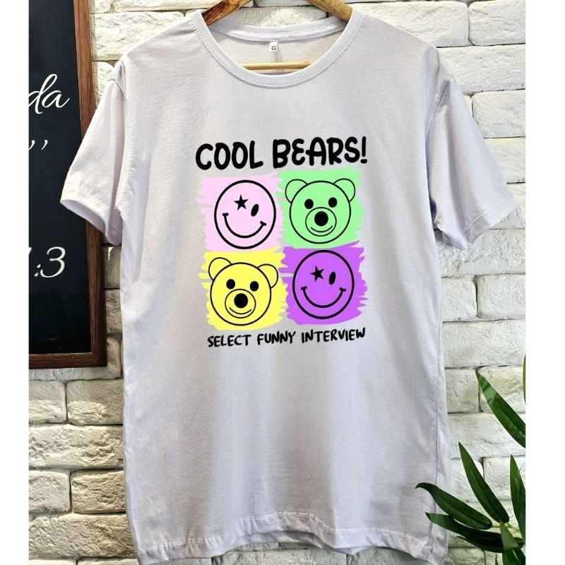 Camiseta Oversized Streetwear Estampada Unissex Skatista Premium Estilo Americano Cool Bears