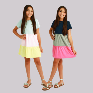 Kit 2 Vestidos Infantil 3 Marias Cores Sortidas Menina Moda Infantil Verão em Oferta na Shopee