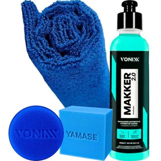 Makker 240ml Maquiador Automotivo Renova Pintura Defeitos Vonixx 240 ml + Pano + Aplicador em Oferta na Shopee