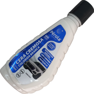 Cera Cremosa Colorida na Cor Branca 250ml Original Pérola em Oferta na Shopee