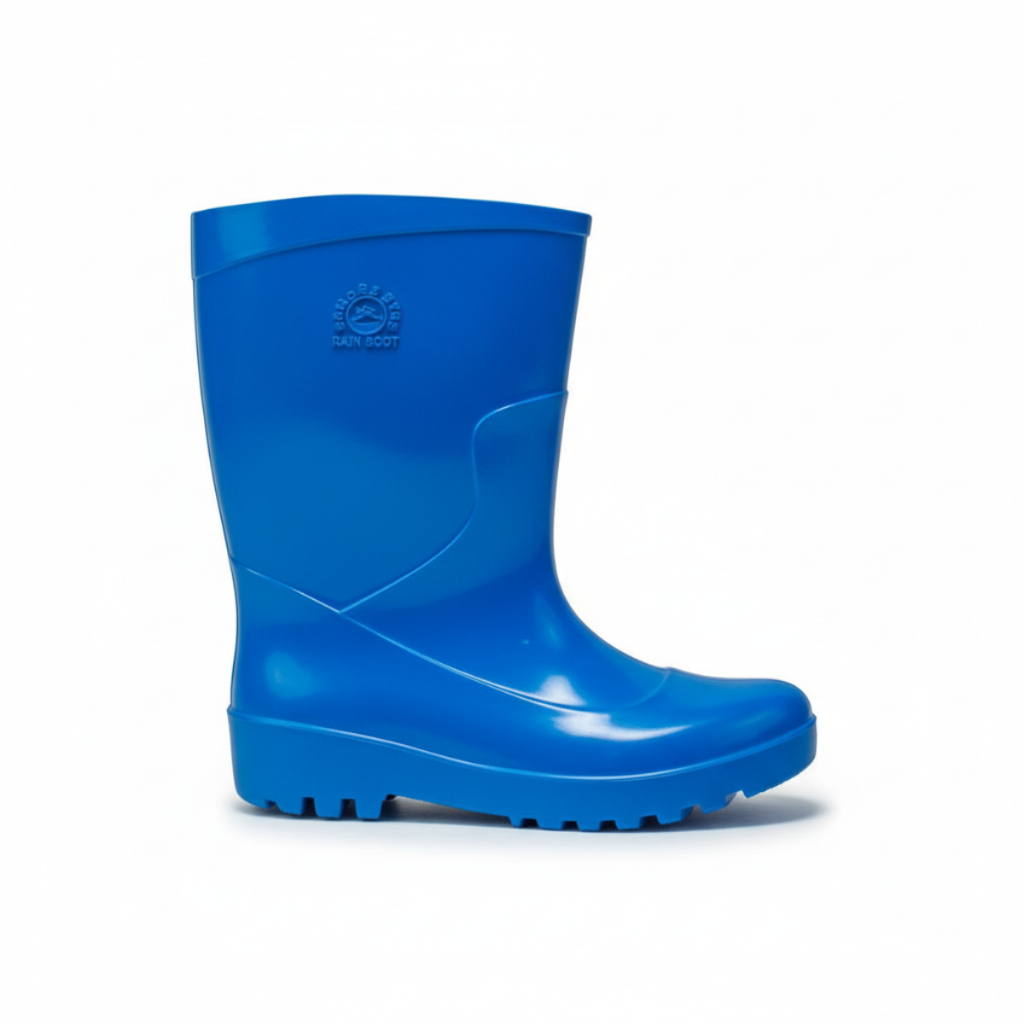 Bota de Borracha Galocha Pvc Toda Vida Infantil Azul Sete Leguas Impermeavel Confortavel Leve Menino
