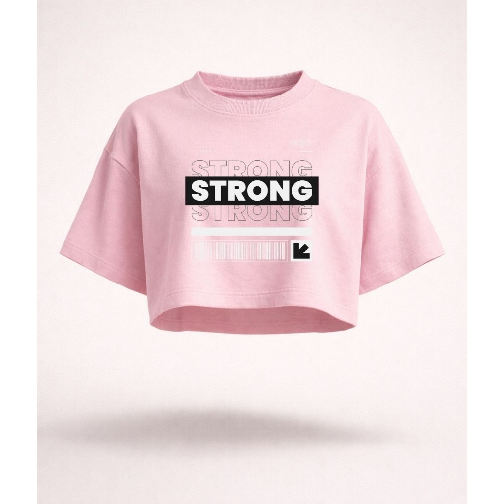 Cropped Oversized Feminino Fitness Look Academia Treino Estampado Confortável
