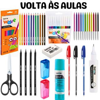 Kit De Material Escolar Completo Para Ensino Fundamental e Ensino Médio Volta as Aulas Para Todas As Idades em Oferta na Shopee
