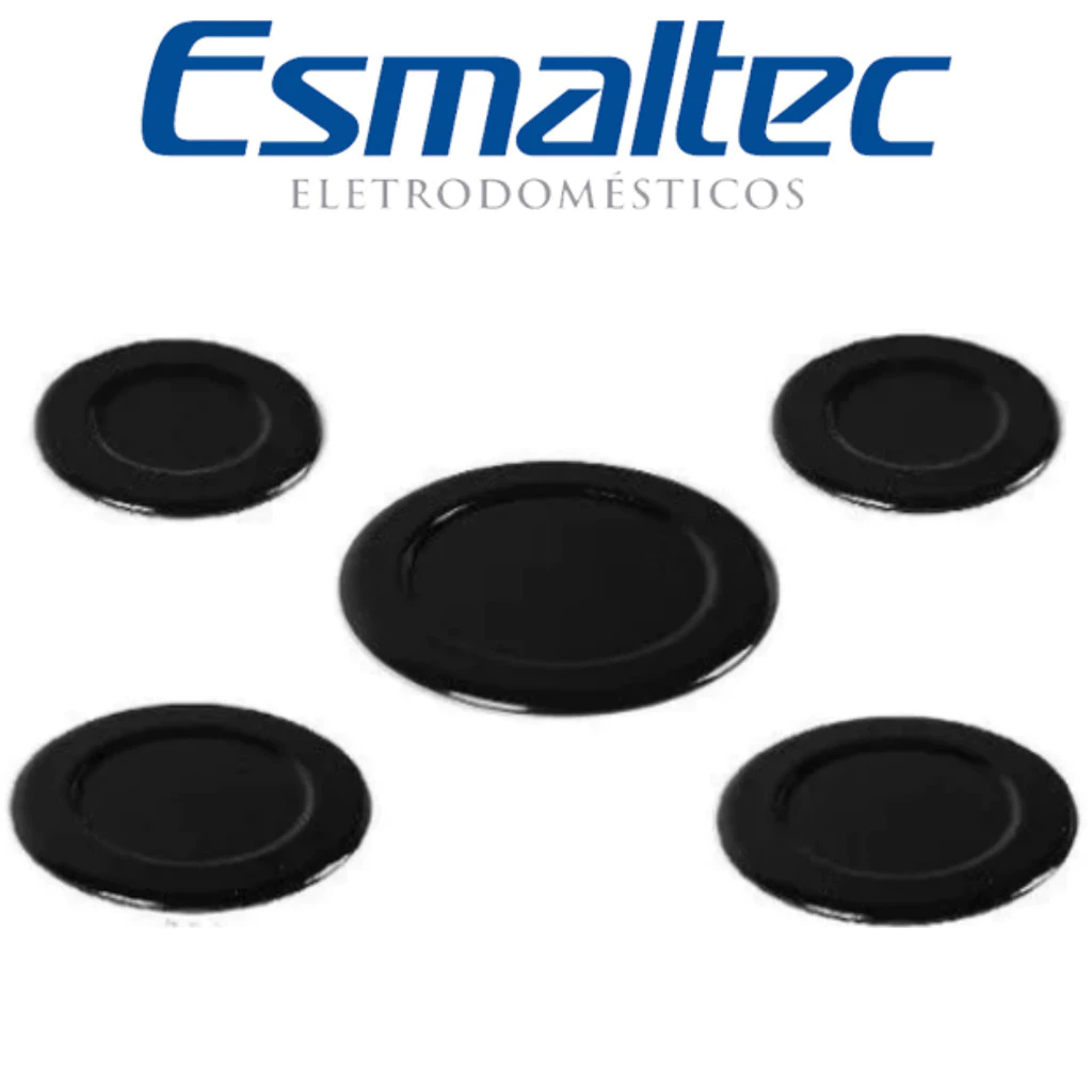 kit 5 Tampinhas Para Fogao Esmaltec Jade Clarice 2g2p1gg espalhadores das bocas