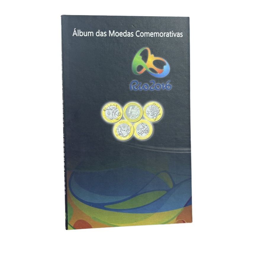 ÁLBUM PARA MOEDAS OLIMPÍADAS RIO 2016