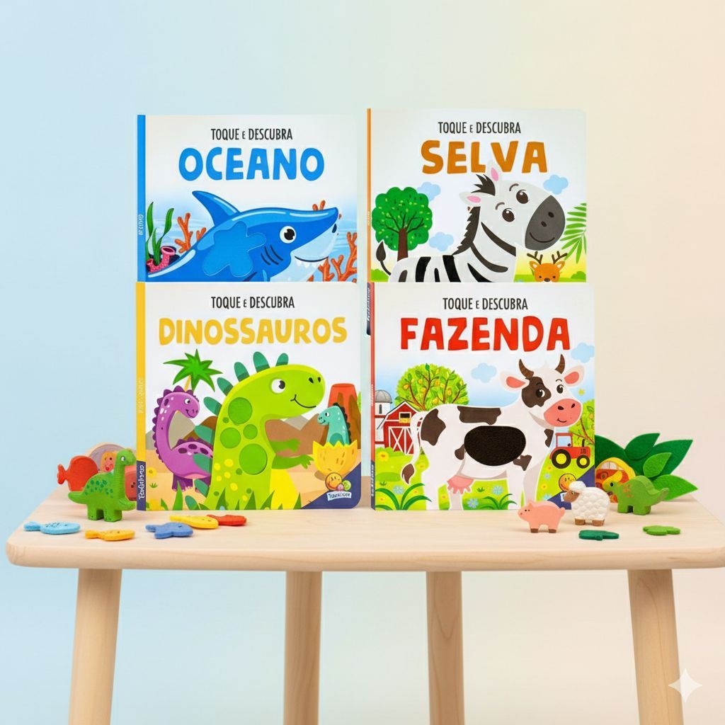 Toque e Descubra / Sensorial / Texturas / Cartonado 