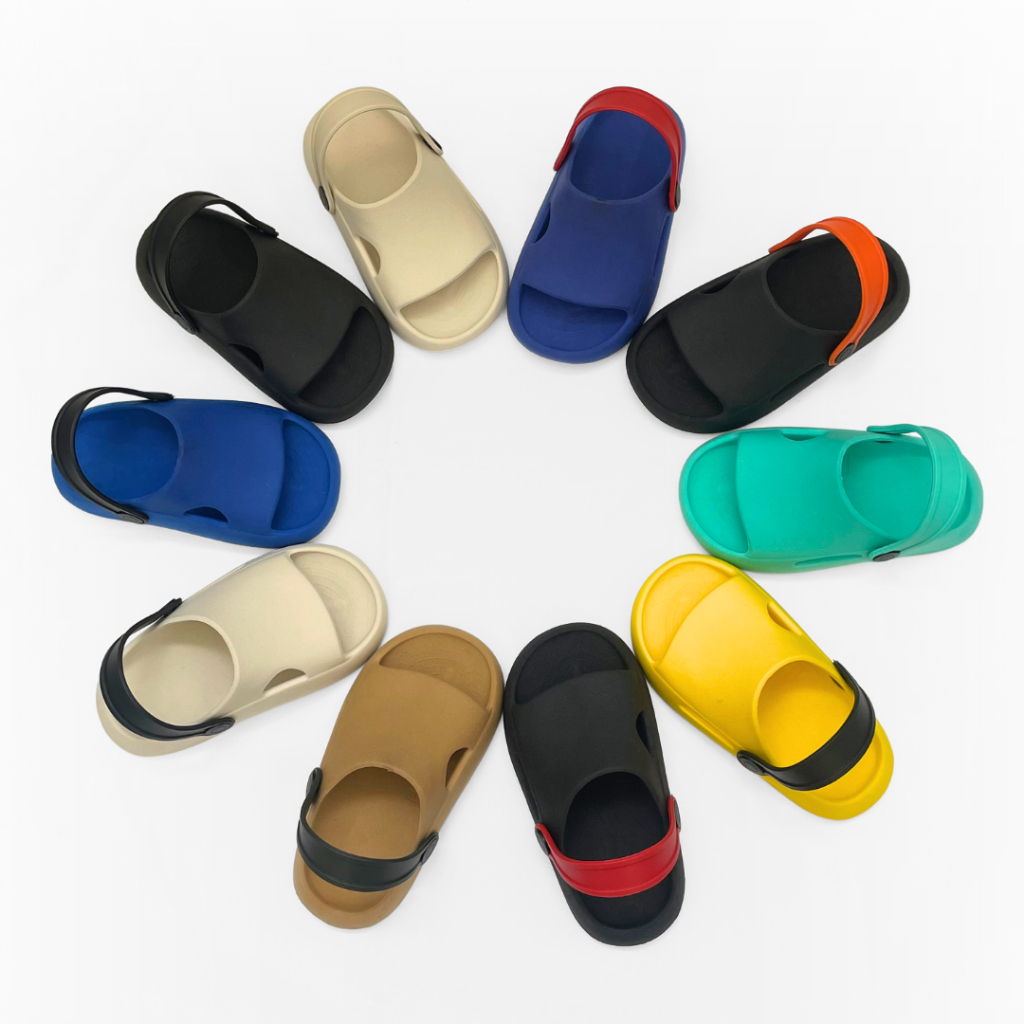 Chinelo Nuvem Infantil Menino com Correia – Confortável, Antiderrapante e Leve