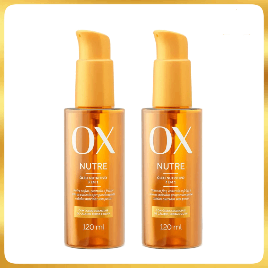 Kit com 2 Oléo Nutritivo OX 120 ml cada em Oferta na Shopee