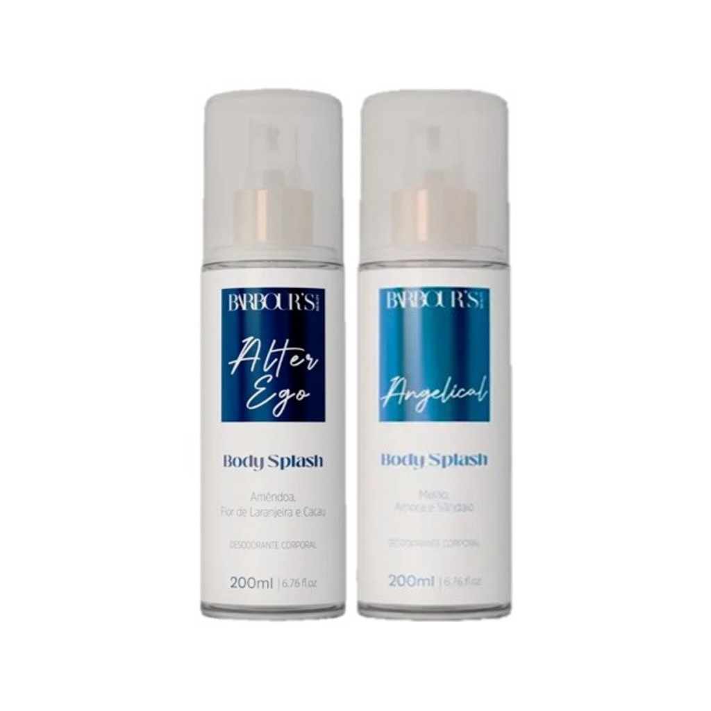 Barbours Kit Body Splash Alter Ego e Angelical -  200ml