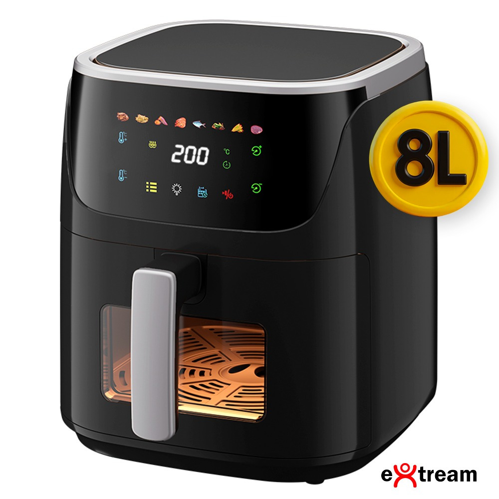 Air Fryer Fritadeira Elétrica Digital 8 Litros Extream Big Family