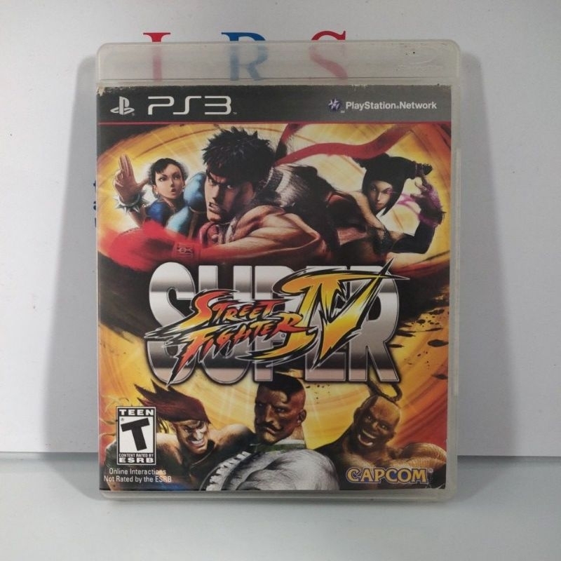 SUPER STREET FIGHTER 4 JOGO ORIGINAL PARA PLAYSTATION 3.