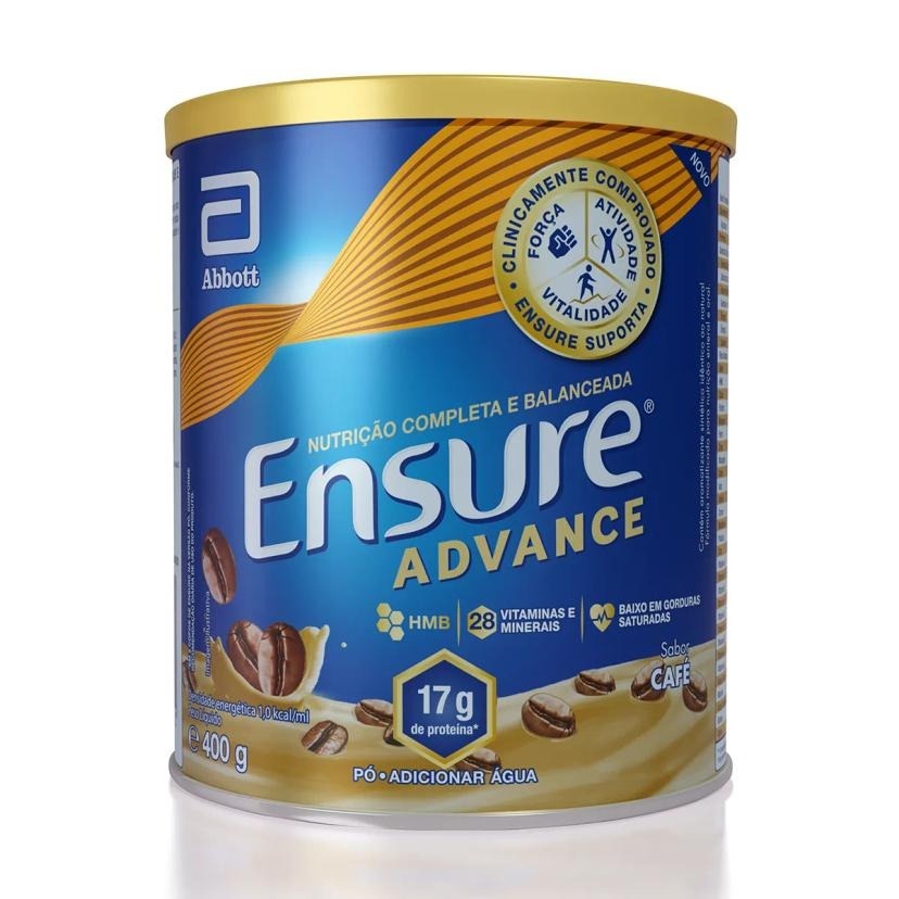 Suplemento Nutricional Em Pó Ensure Advance Café Com 400g