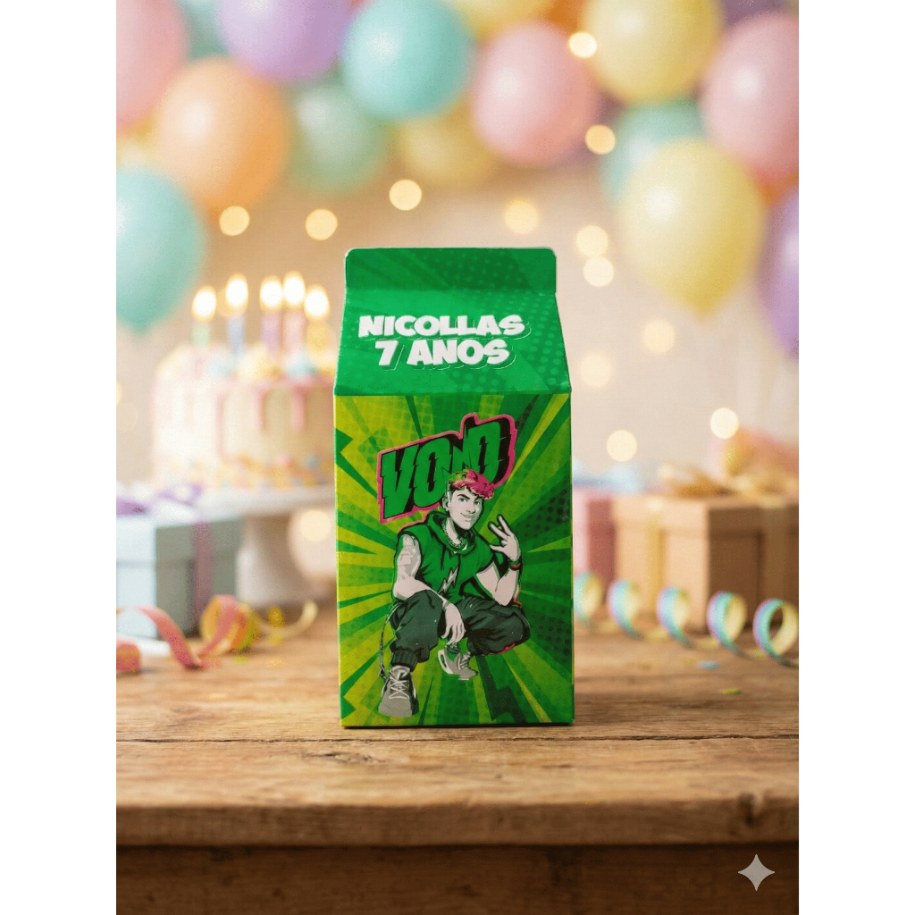 10 Caixinha Milk Personalizada (Pegue e Monte) Void