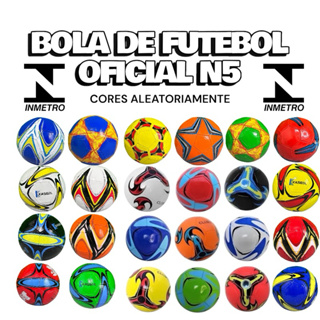 Kit  bola De Futebol Material Sintético Tamanho N5 Oficial-Pro em Oferta na Shopee