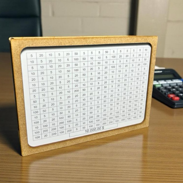 Cofre Desafio 20mil/10mil/5mil/1mil Cofrinho MDF Método Japonês Escolha Meta em Oferta na Shopee