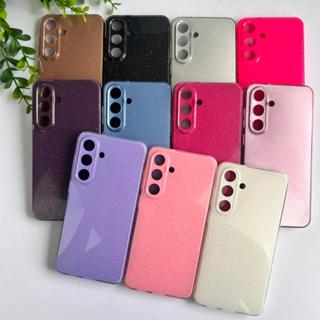 Capinha Glitter Colorida Aveludada para Samsung Galaxy S25 FE – Proteção com Cores Vibrantes / CF68 em Oferta na Shopee