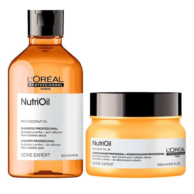 Kit L’Oréal Professionnel Serie Expert NutriOil – Shampoo + Condicionador/Máscara
