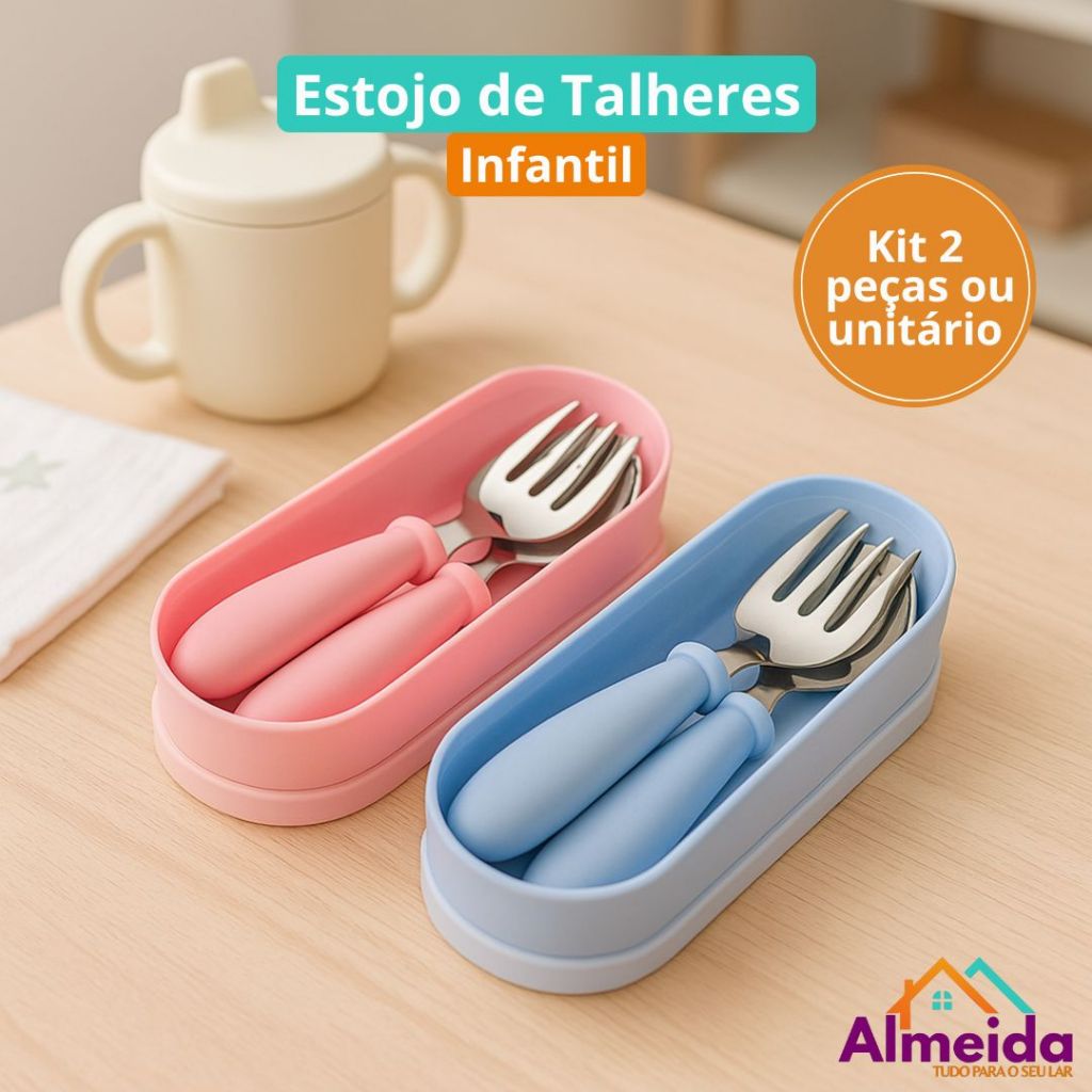 Talheres com Estojo Infantil: Onde Comprar | BuscaProdutos
