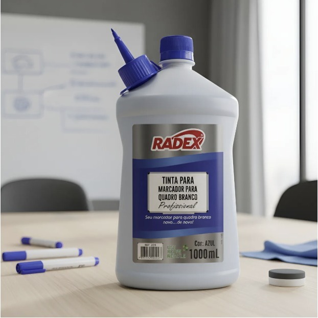 Tinta Para Quadro Branco Lousa De Vidro Radex 1 Litro