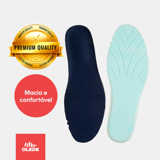 Kit com (2 ou 1) Par de Palmilha Infantil em Gel PU Macia e Confortável – Tamanhos 27 ao 36 em Oferta na Shopee