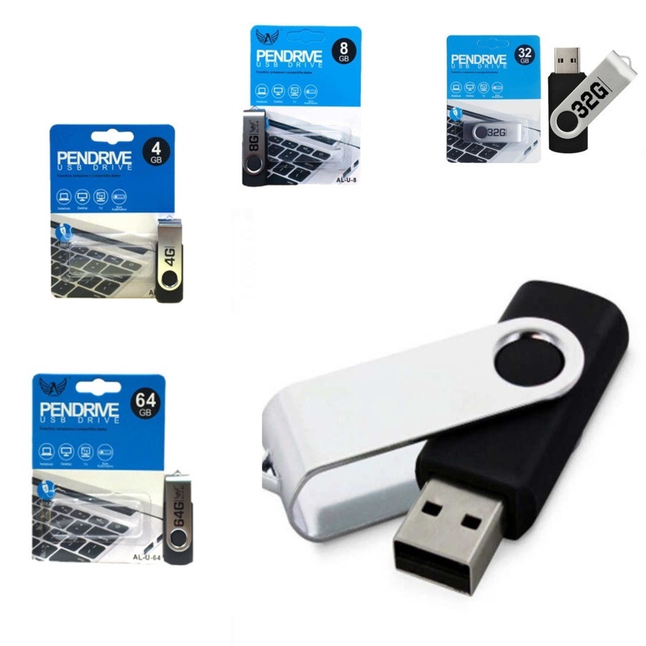 PenDrive Conectividade USB 4gb 8gb 32gb