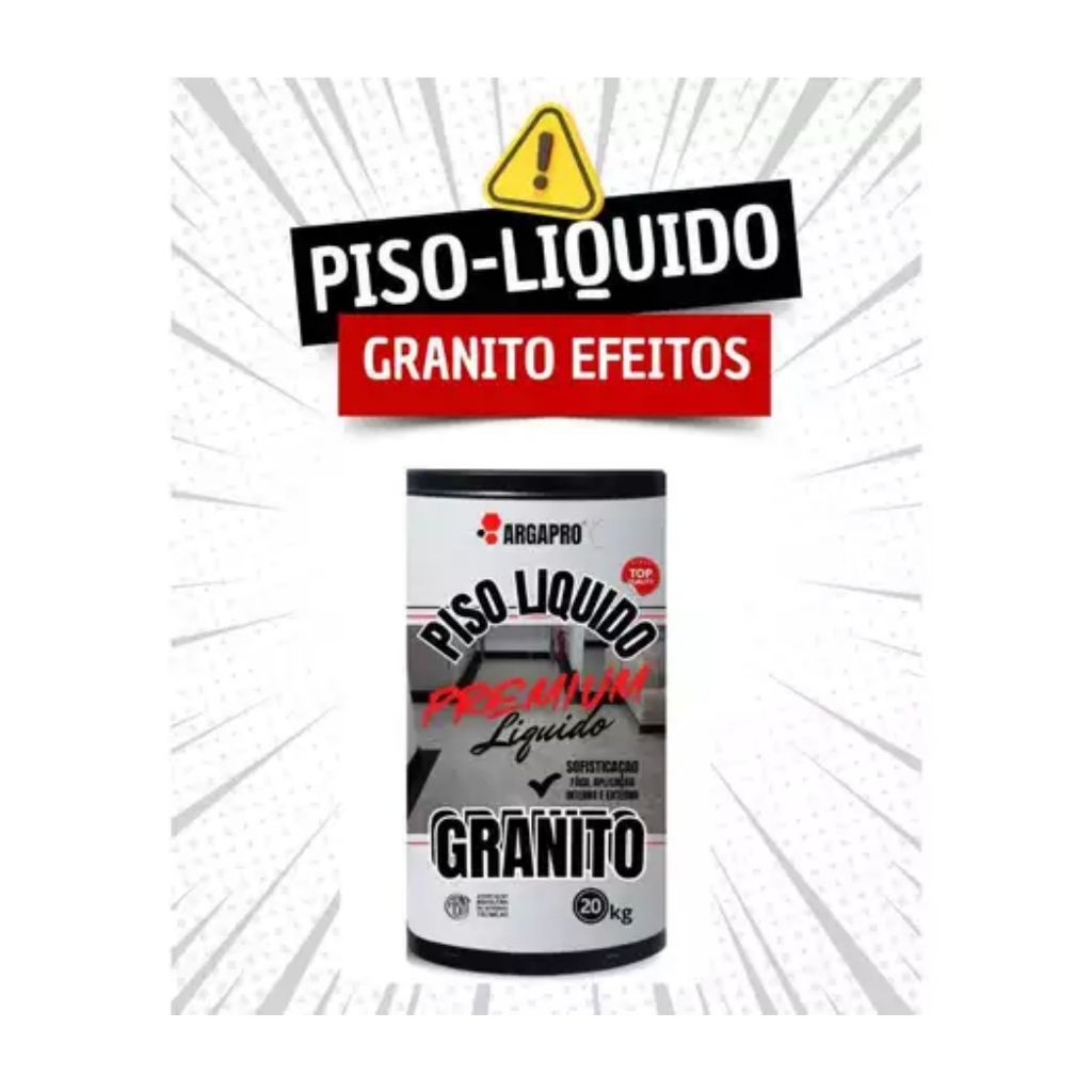 kit Piso liquido granito (BRANCO gelo COM EFEITOS) granito liquido ARGAPRO 20KG + resina endurecedora