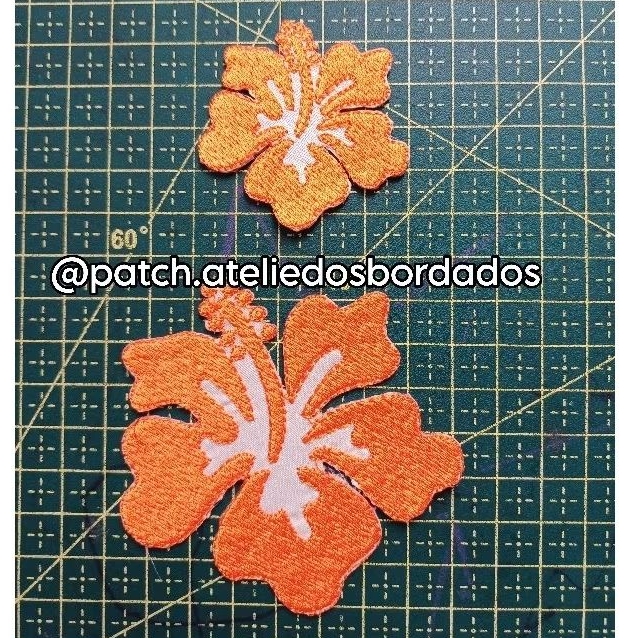 Patch bordado termocolante flor moana em Oferta na Shopee