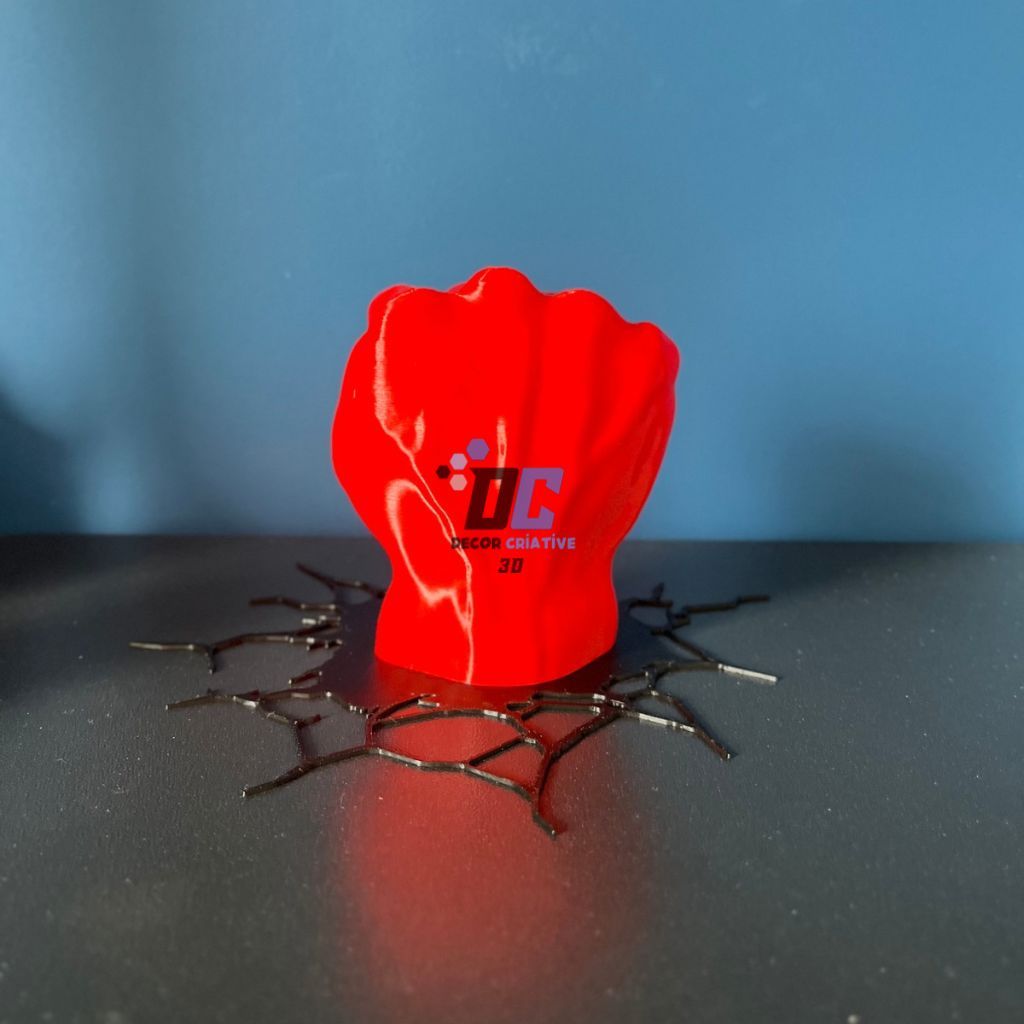 Mão do Hulk Vermelho 3D – Red Hulk Decorativa