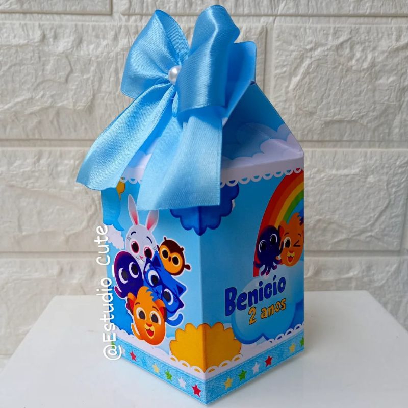 Kit 10un Caixa Milk tema BOLOFOFOS mínimo ( PEGUE E MONTE ) LEMBRANCINHA PERSONALIZADA FESTA INFANTIL MIMOS ANIVERSÁRIO