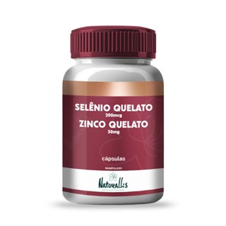 Selênio 200mcg + Zinco 30mg Suplemento Manipulado - 30, 60, 90 ou 120 Cápsulas Sem Sabor em Oferta na Shopee