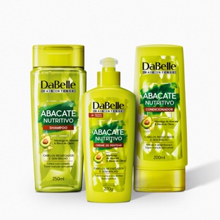 DaBelle Trio Básico Creme de Pentear 3 Produtos - Abacate Nutritivo em Oferta na Shopee