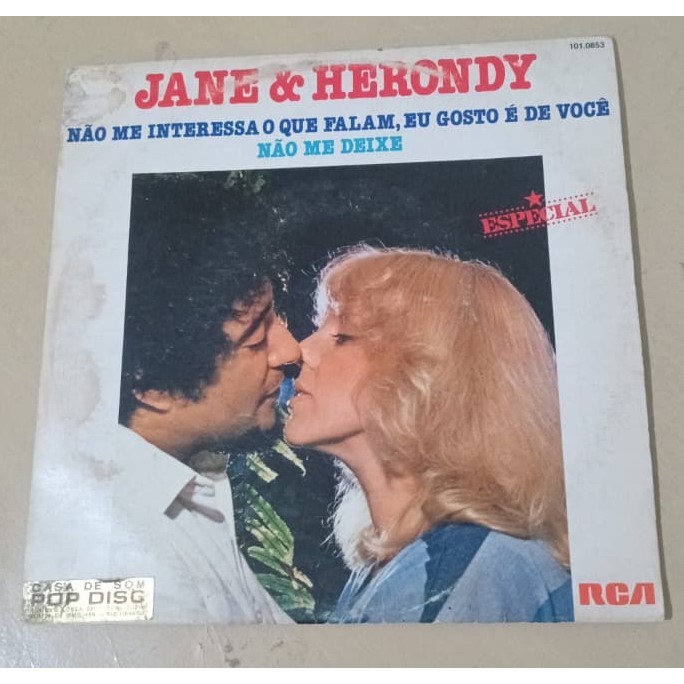 Disco de Vinil Compacto Jane & Herondy, Especial, RCA, 1982