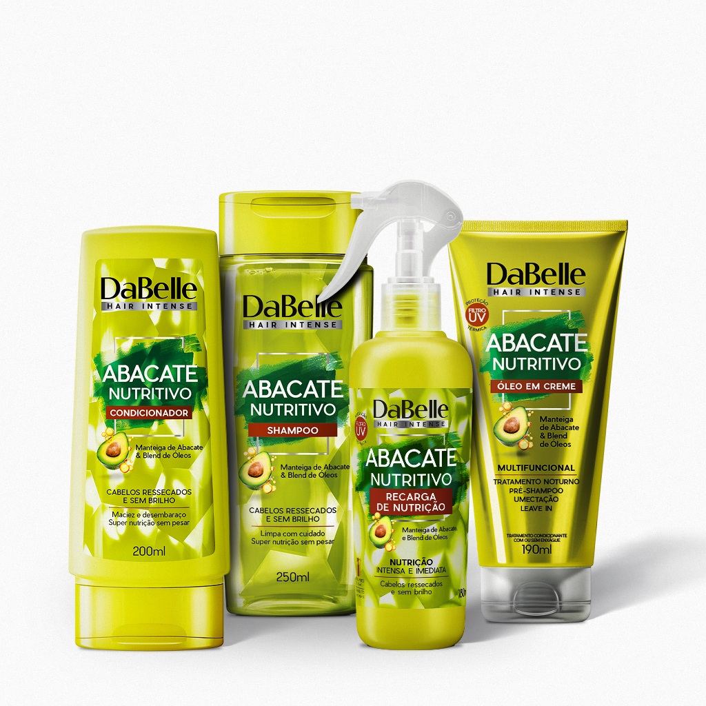 DaBelle Hair Kit Abacate Nutritivo - 4 Produtos em Oferta na Shopee