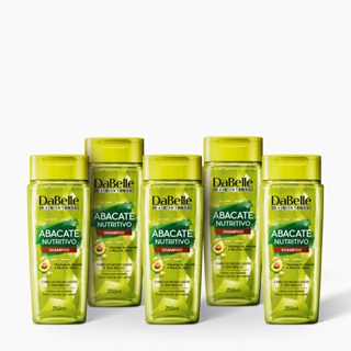 Combo 5 Shampoos Abacate Nutritivo - Dabelle Hair em Oferta na Shopee