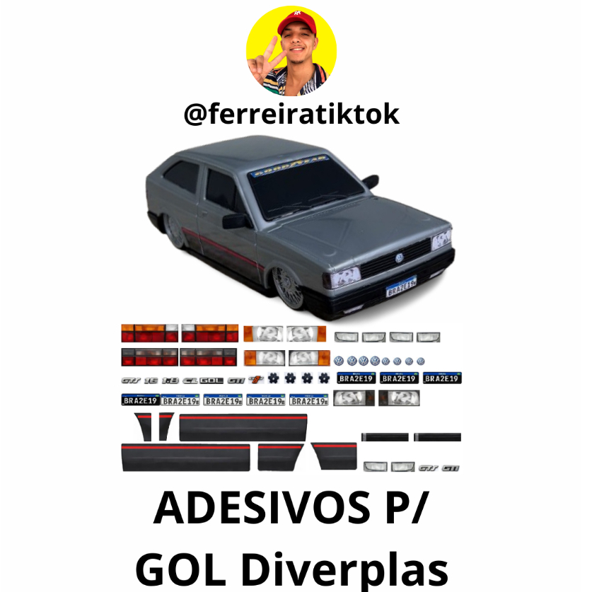 Adesivos Originais Gol Quadrado: Onde Comprar | BuscaProdutos