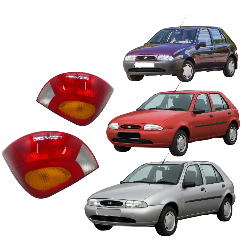 LANTERNA TRASEIRA FORD FIESTA 1996 TRES CORES